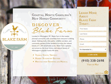 Tablet Screenshot of blakefarm.com